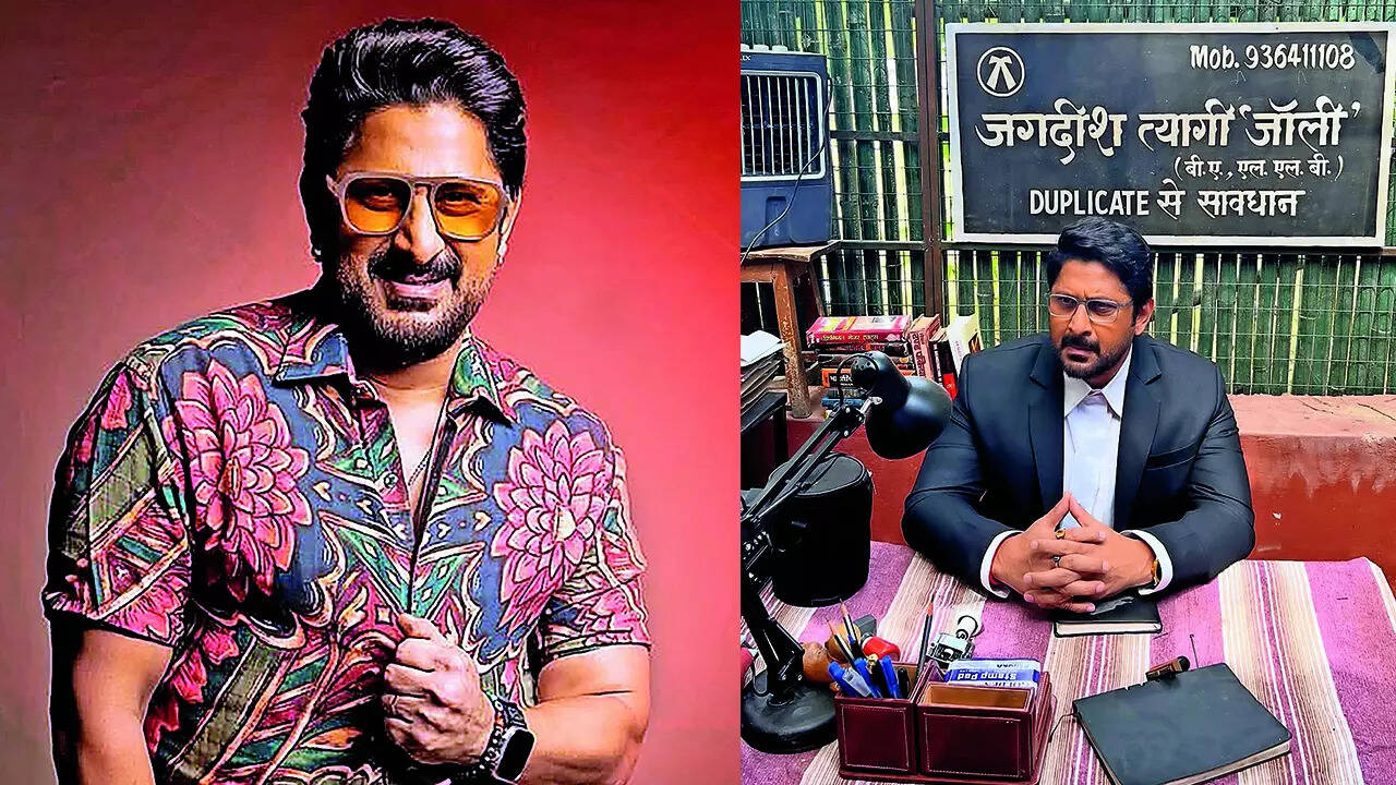 Arshad in a still from Jolly LLB that he shot for in Lucknow