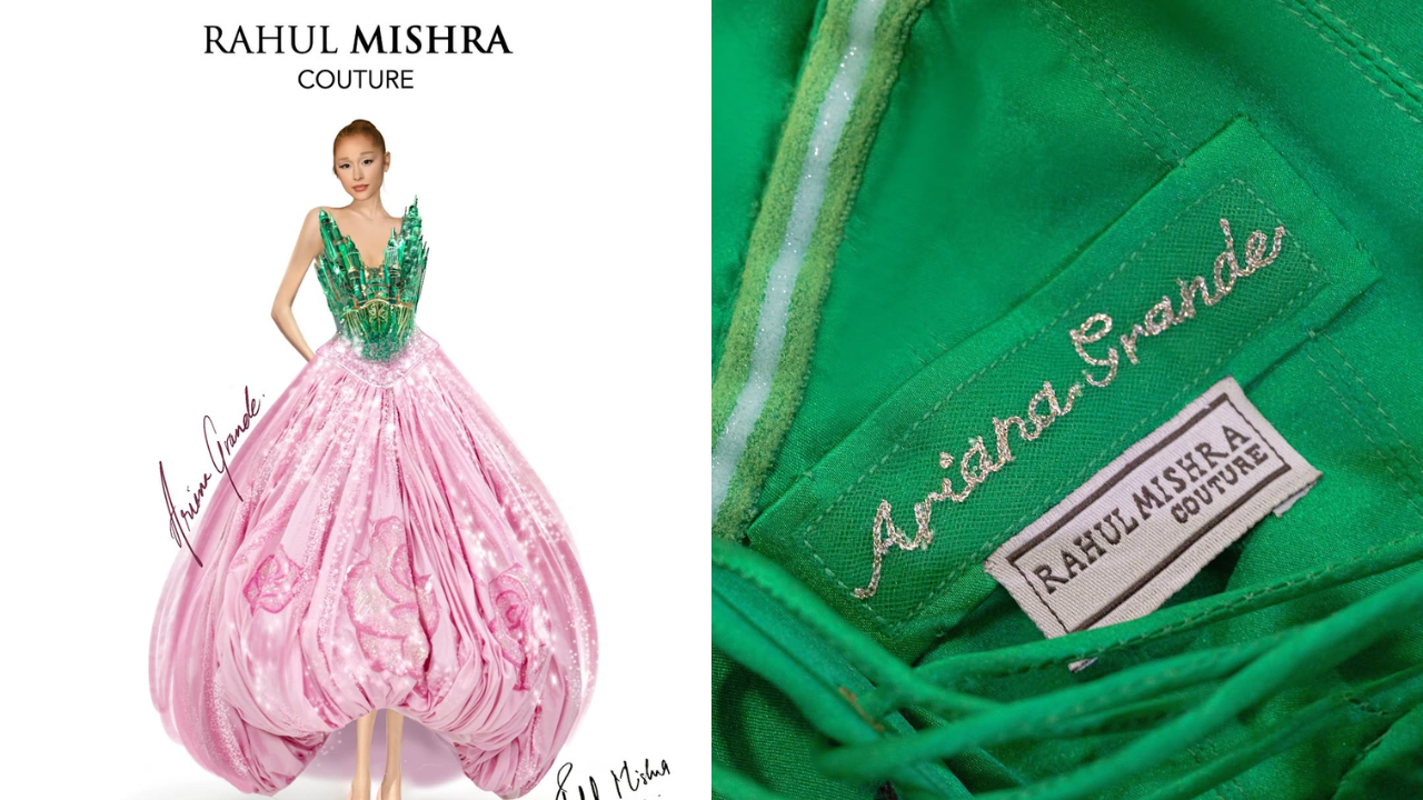 Ariana Grande collaboration with Rahul Mishra