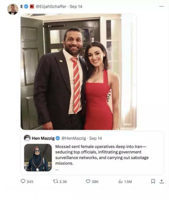 The post for which Elijah has been sued.