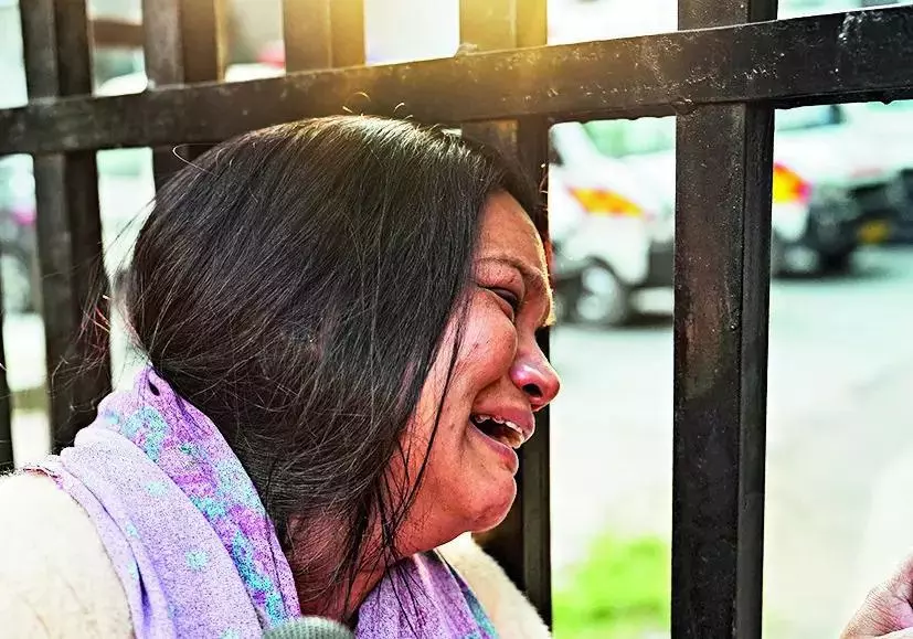 Tears & heartbreak as families receive bodies of blast victims