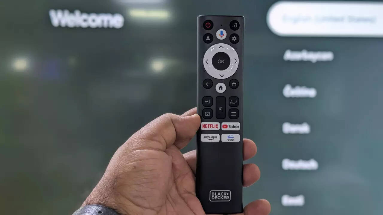 Black and decker TV remote