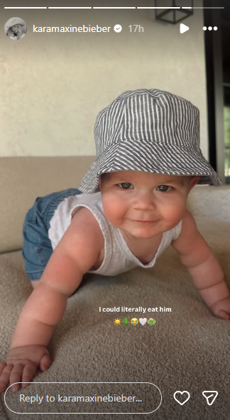 Shane and Kara Bieber's baby