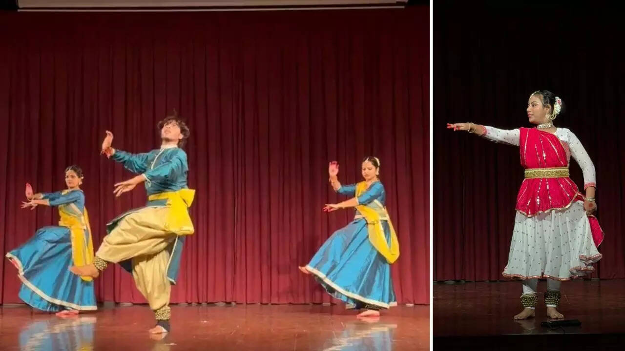Guru Kundanlal Gangani Foundation) (L-R) Preeti Sheware, Bhawani Devda, Kalyani Chaurasiya, Archisa Vishwakarma