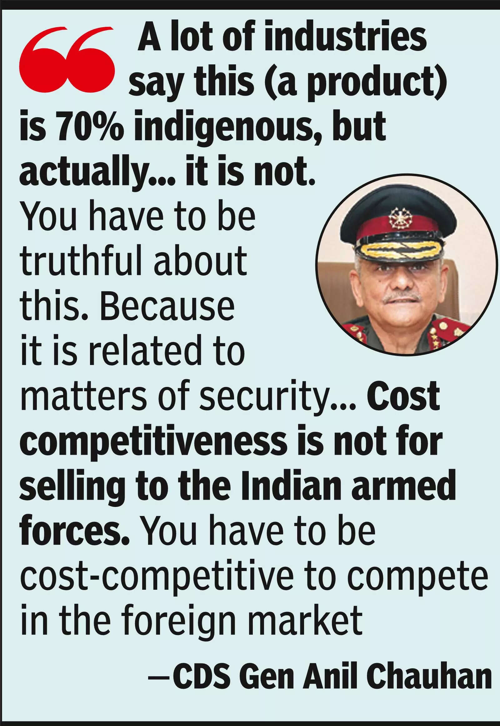 CDS lashes out at def cos: ‘Show a bit of patriotism’