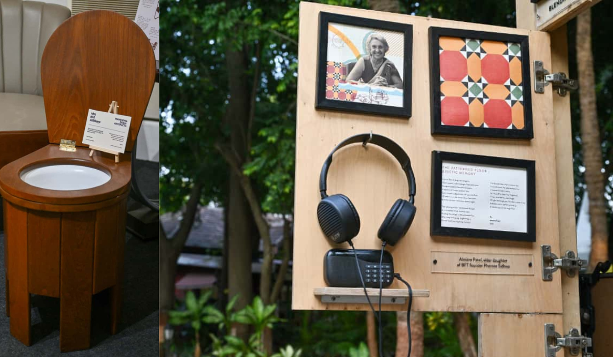 Art installations at the museum