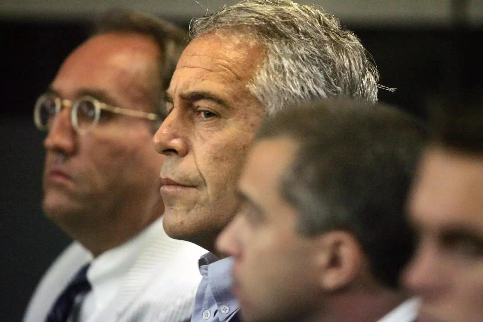 A file photo from July 2008. Jeffrey Epstein in court in West Palm Beach, Florida (AP)