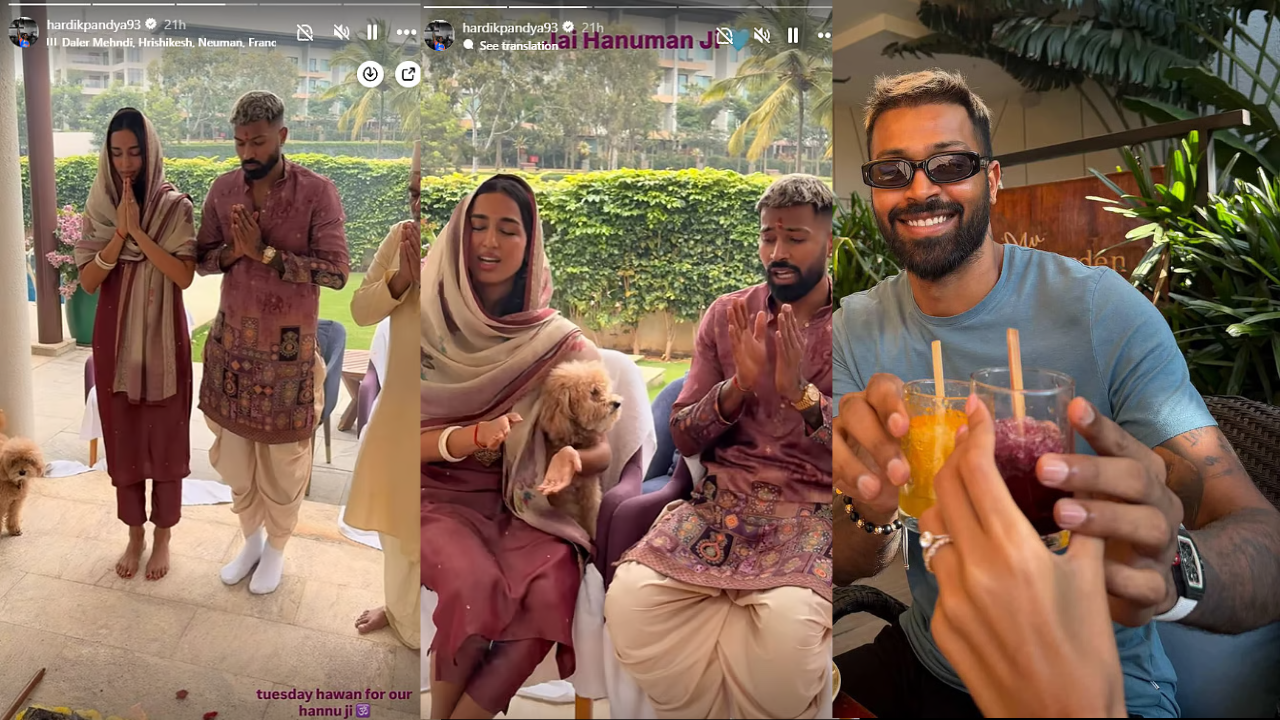 Hardik Pandya and Mahieka Sharma