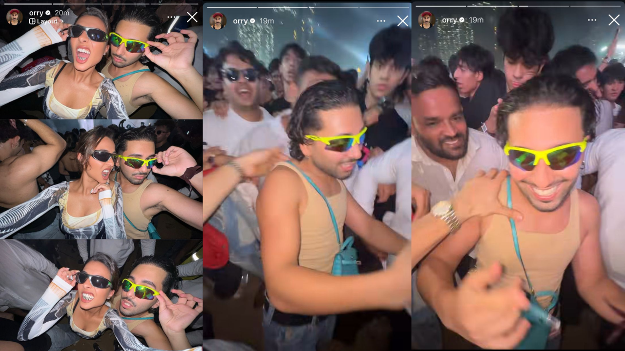 Orry spotted enjoying Travis Scott concert