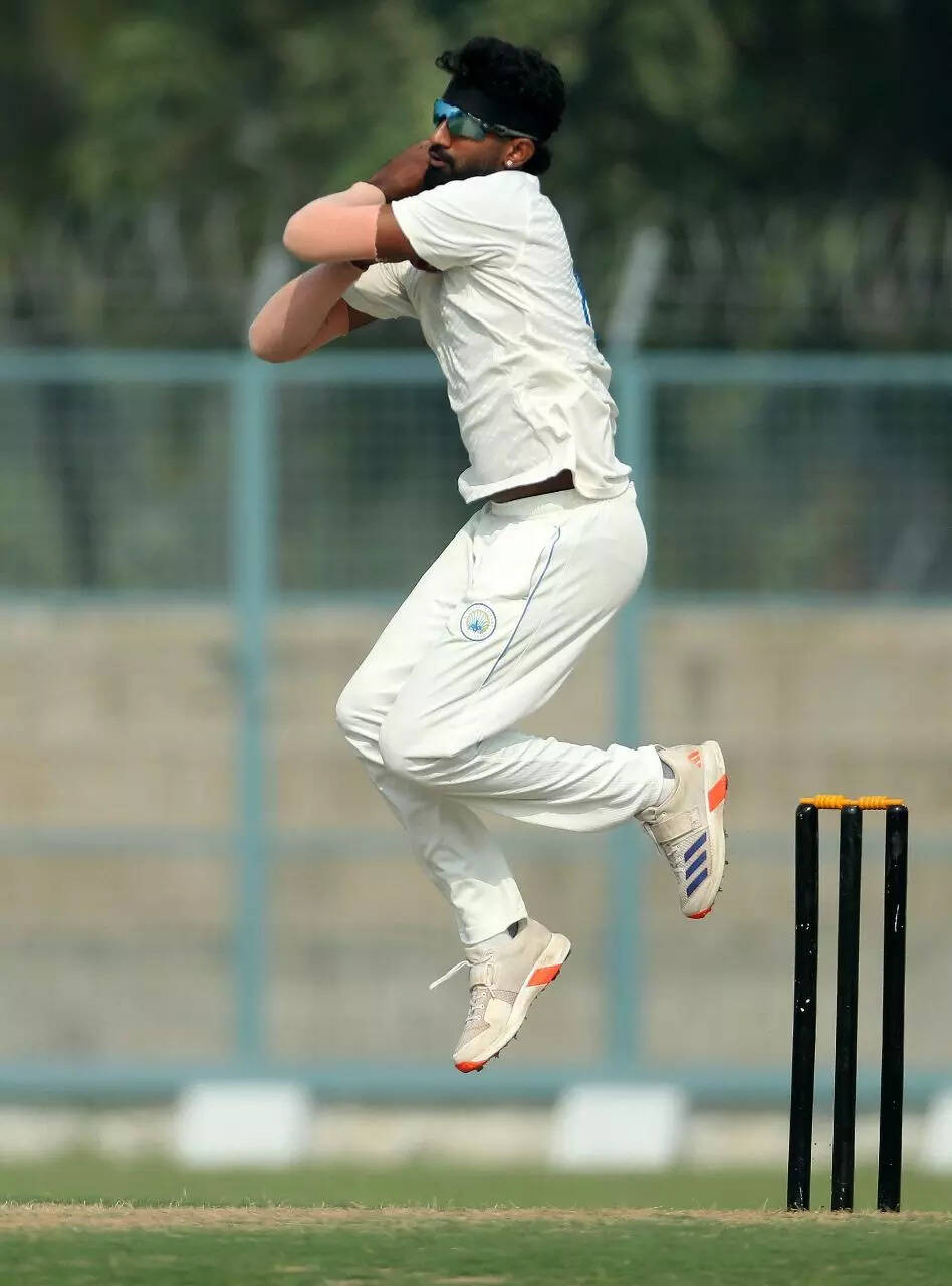 Nikhil Kashyap has made his first-class debut this season