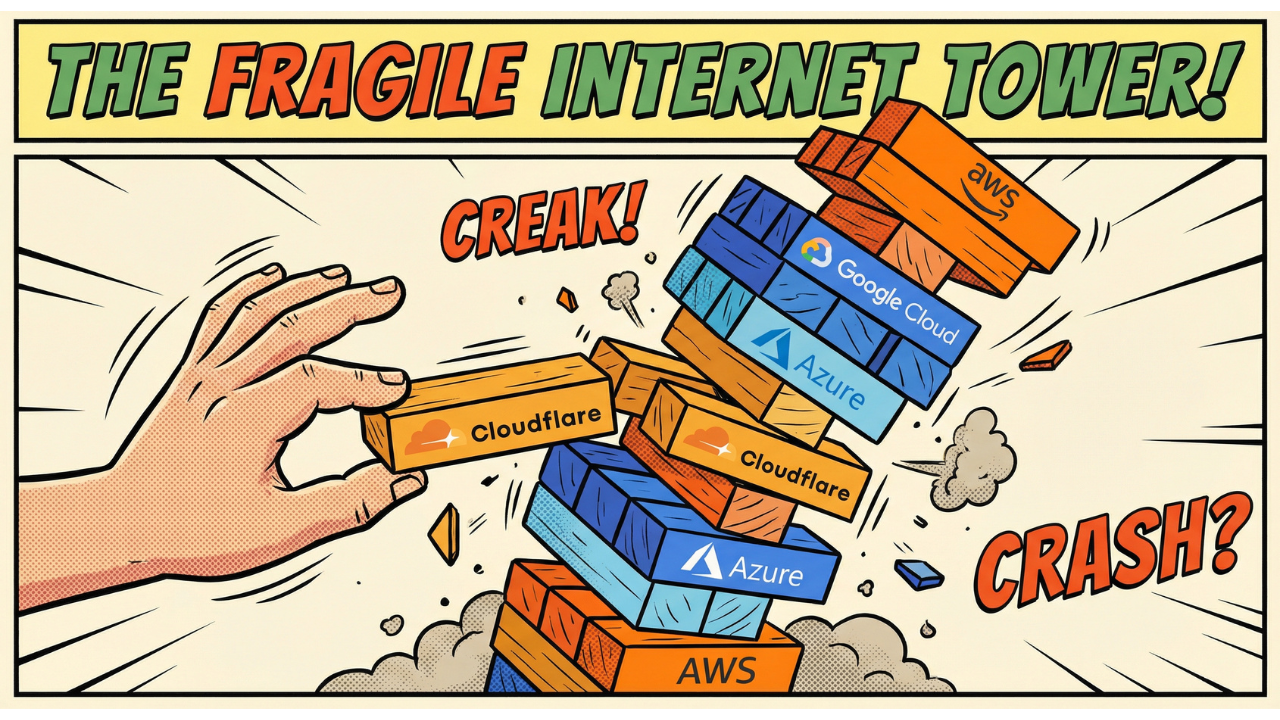 The fragility of internet