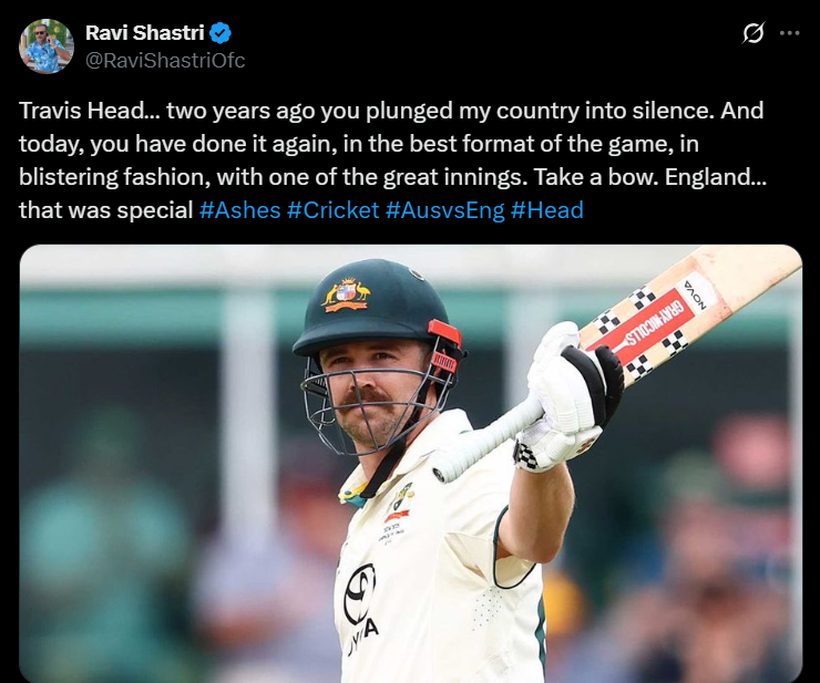Ravi Shastri post