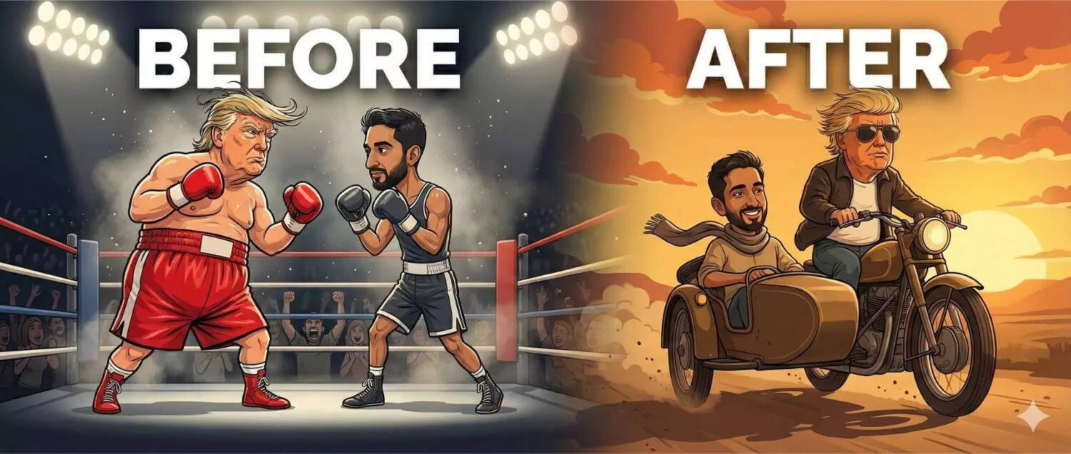 Zohran Mamdani vs Donald Trump - Before and After