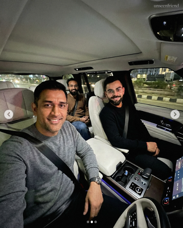 MS Dhoni and Virat Kohli
