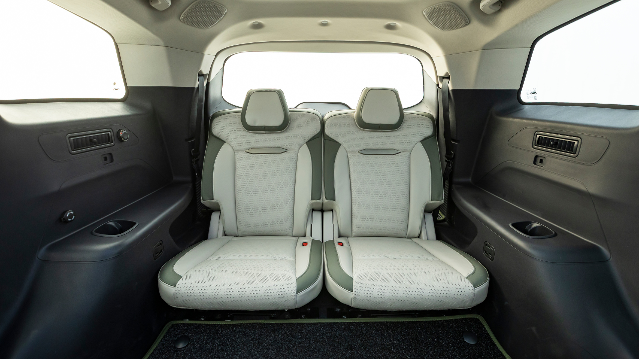 Realistically, third row is better suited to children or for occasional use