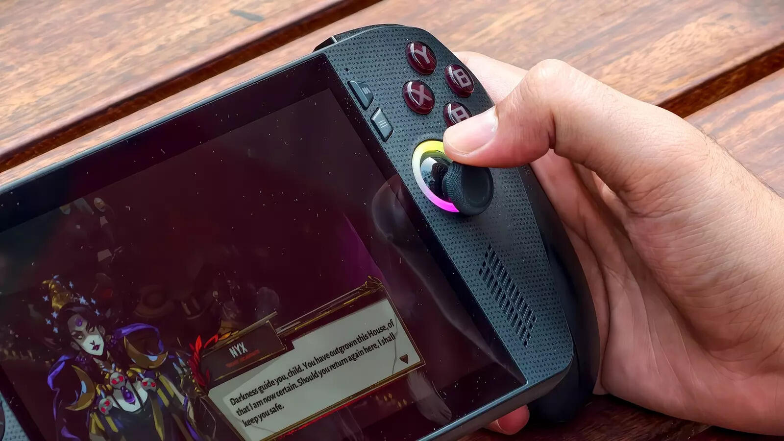 ABXY buttons deliver satisfying clicks with just the right resistance.