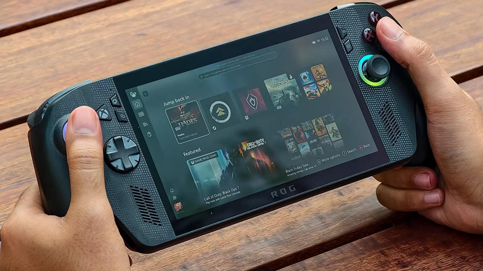 The Xbox Full Screen Experience hides Windows well enough most of the time.