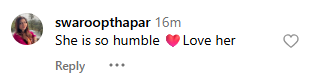 Rashmika Mandanna's comment section