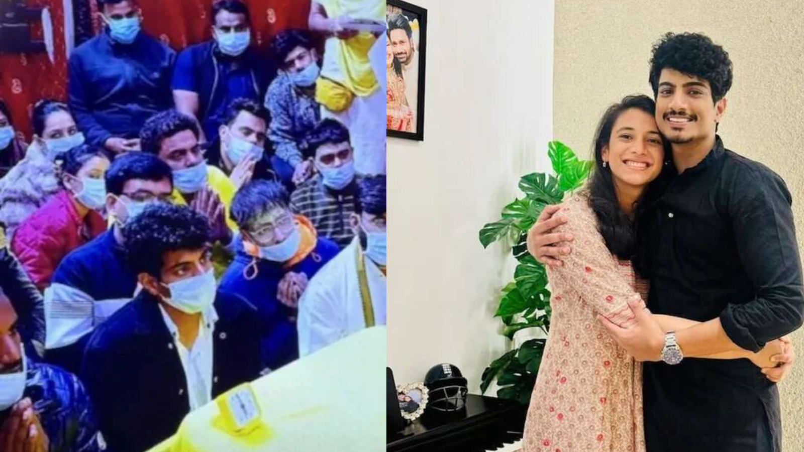 Palash Muchhal at Premanand ji Maharaj pravachan