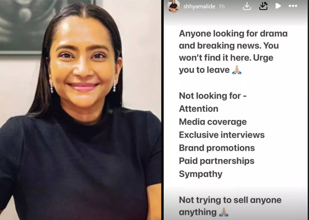 Shhyamali De says no to drama