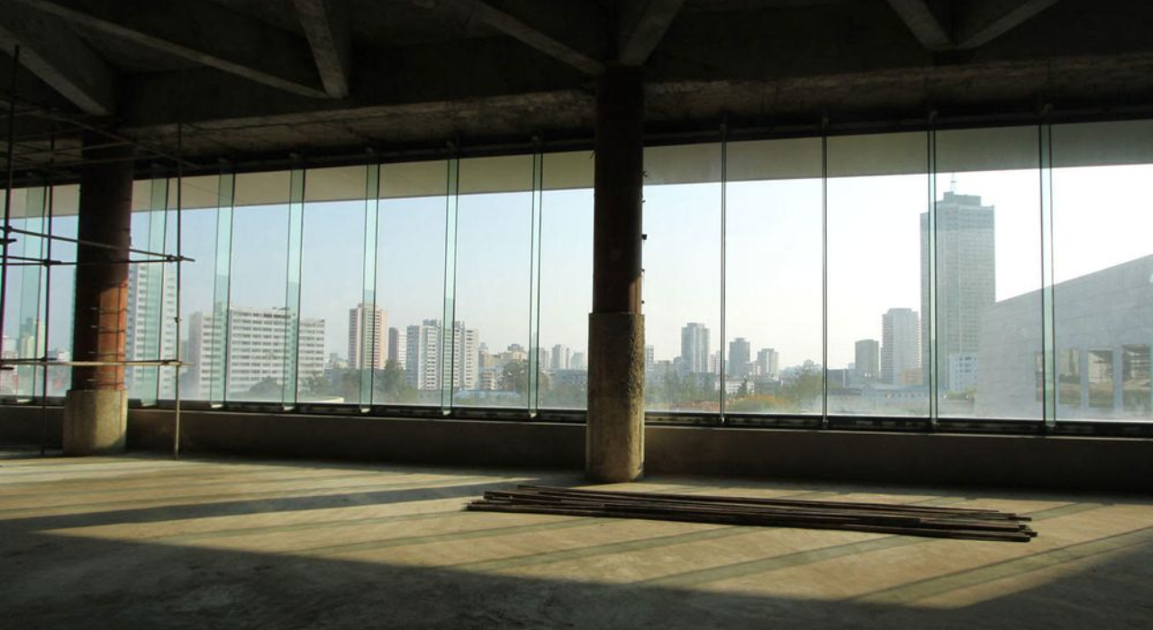 Rare photo from inside Ryugyong