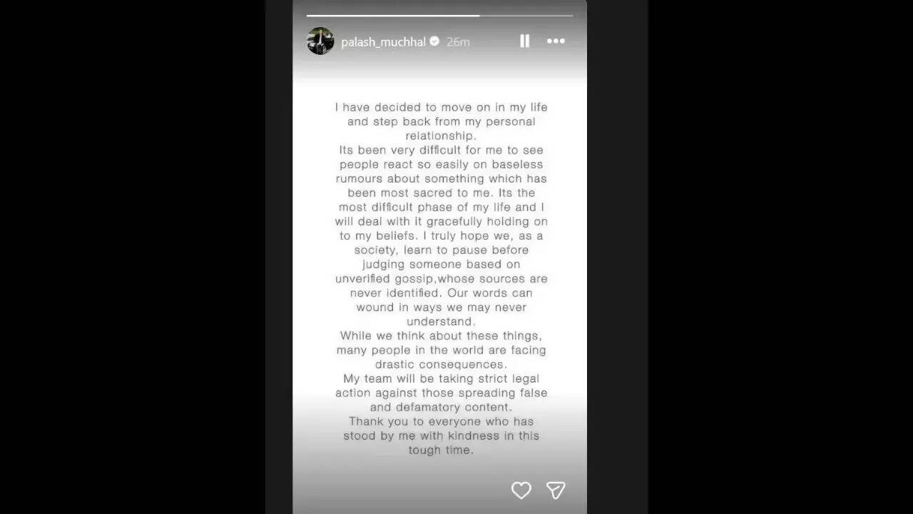 Palash Muchhal's post Palash Muchhal