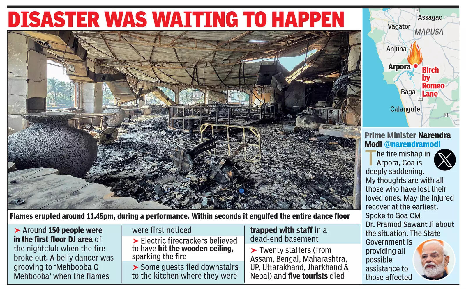 Disaster was waiting to happen