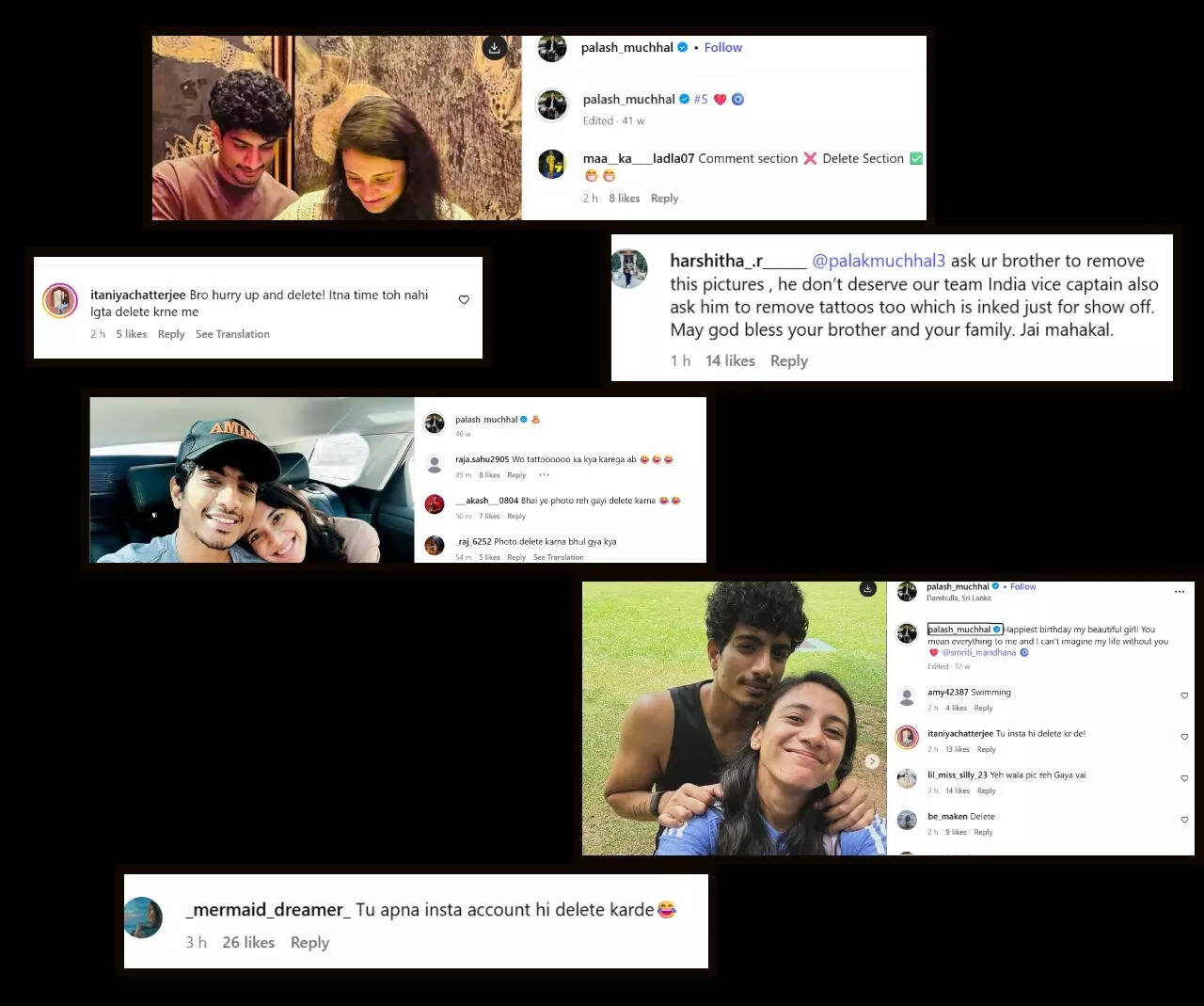 Palash Muchhal Smriti Mandhana (2)