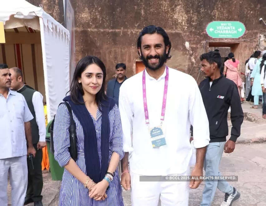 Erstwhile Jaipur royals Gaurvi Kumari and Padmanabh Singh