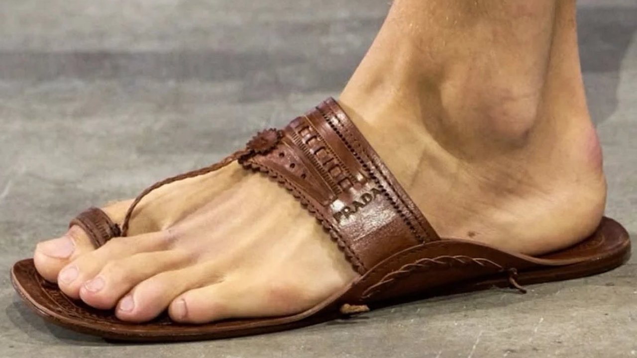 Instagram) Prada's Kolhapuri chappals
