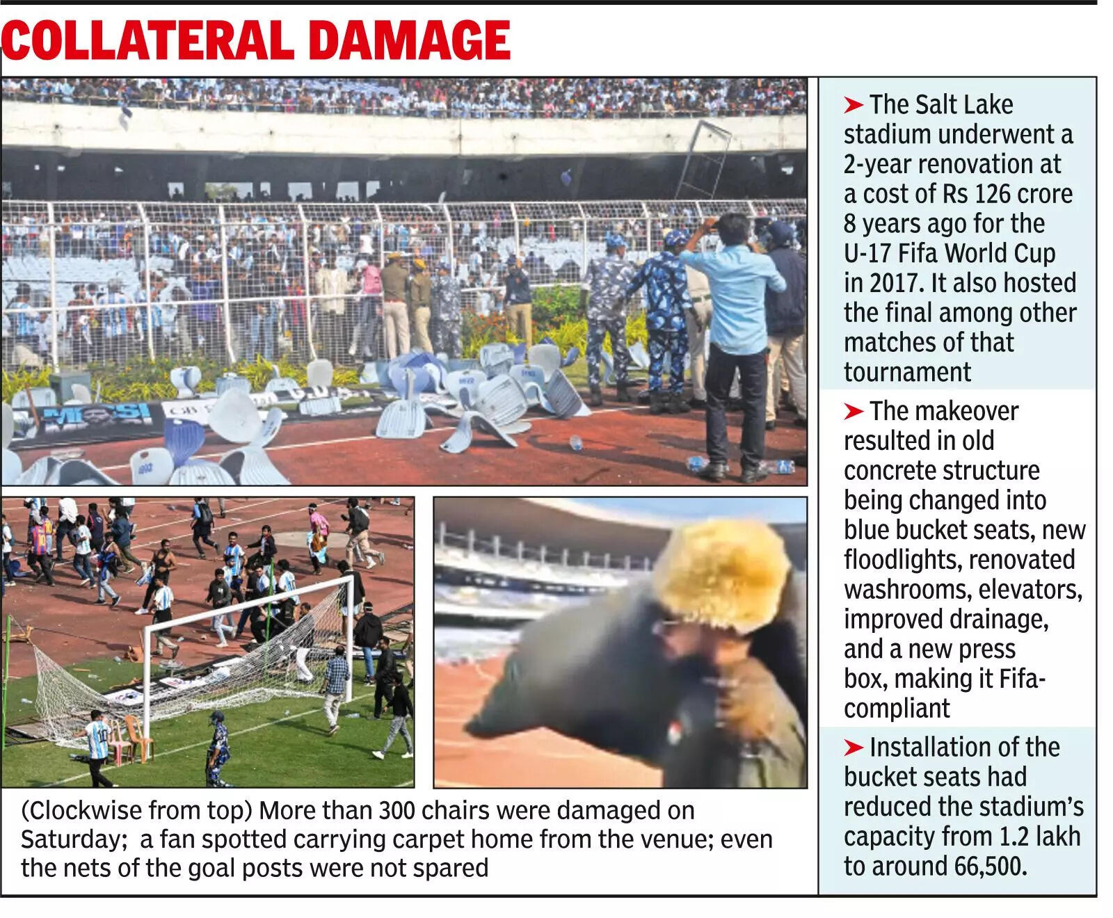 Stadium sports scars that may not heal