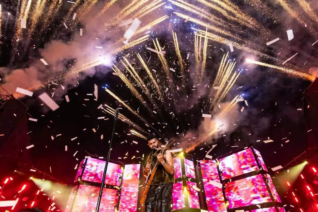 AP Dhillon ends his concert in style