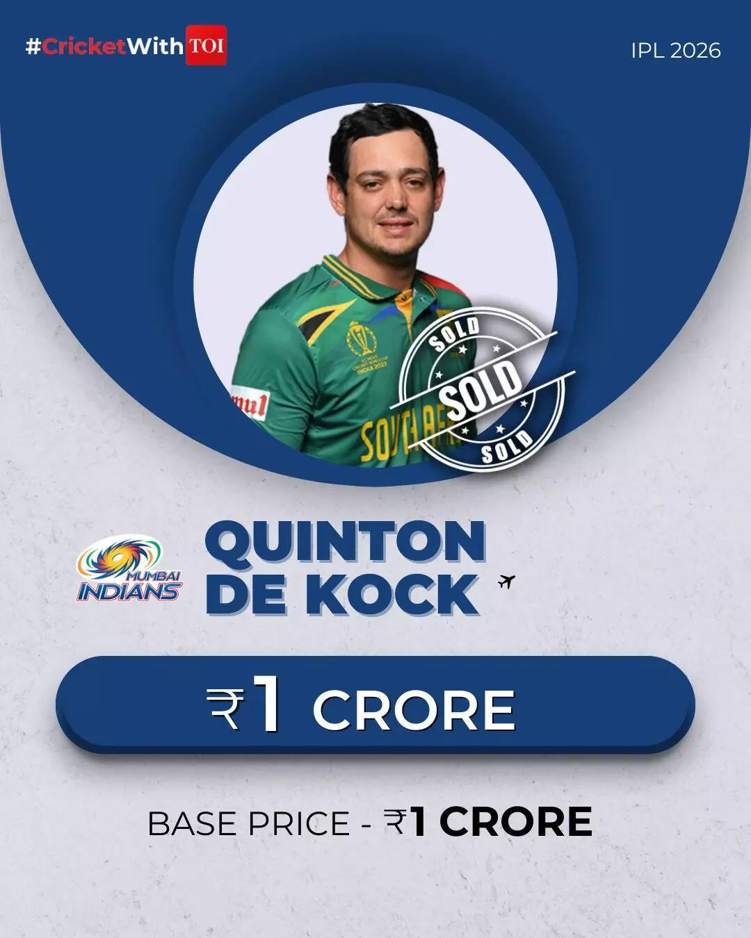 Quinton de Kock.