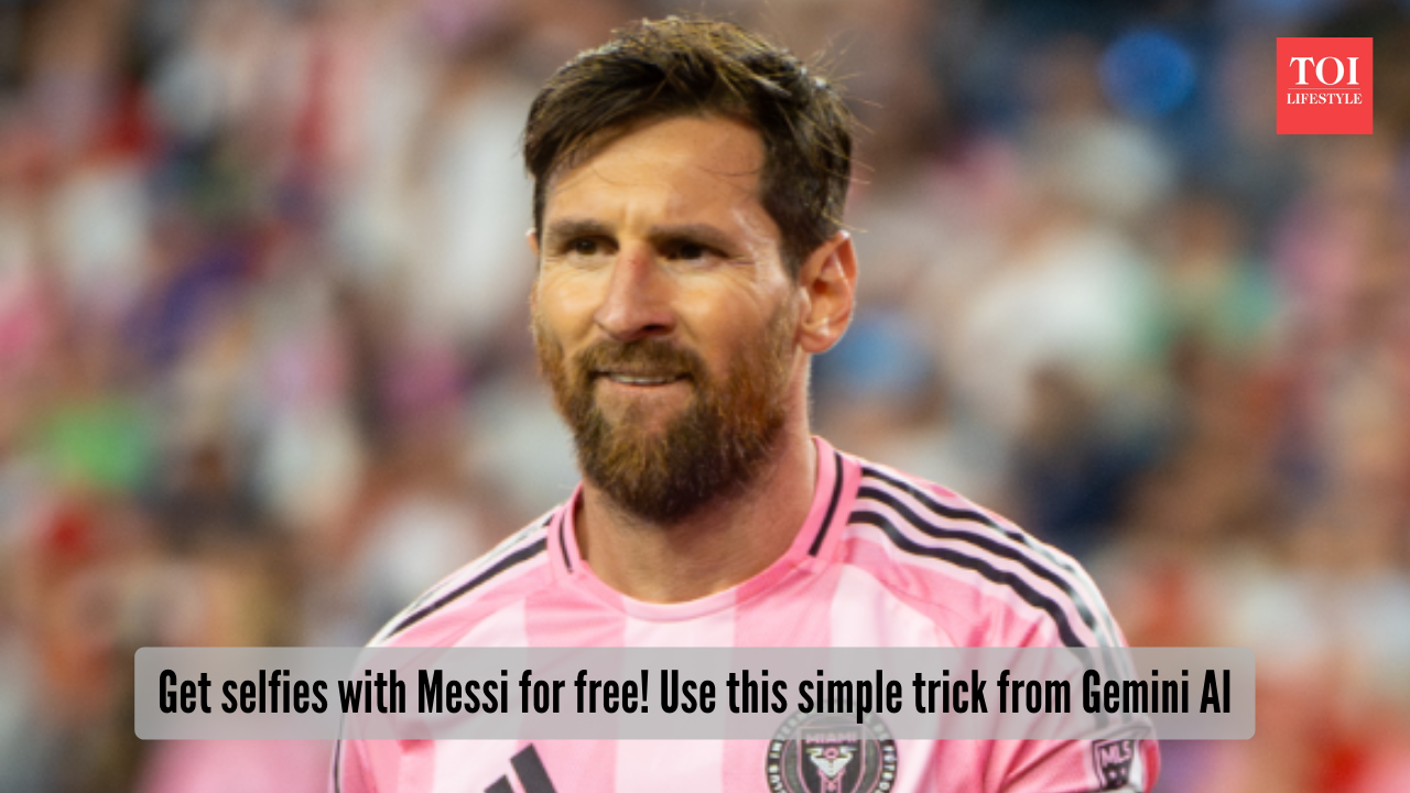 Messi selfie worth Lakhs Get it free with this Gemini AI trick now!