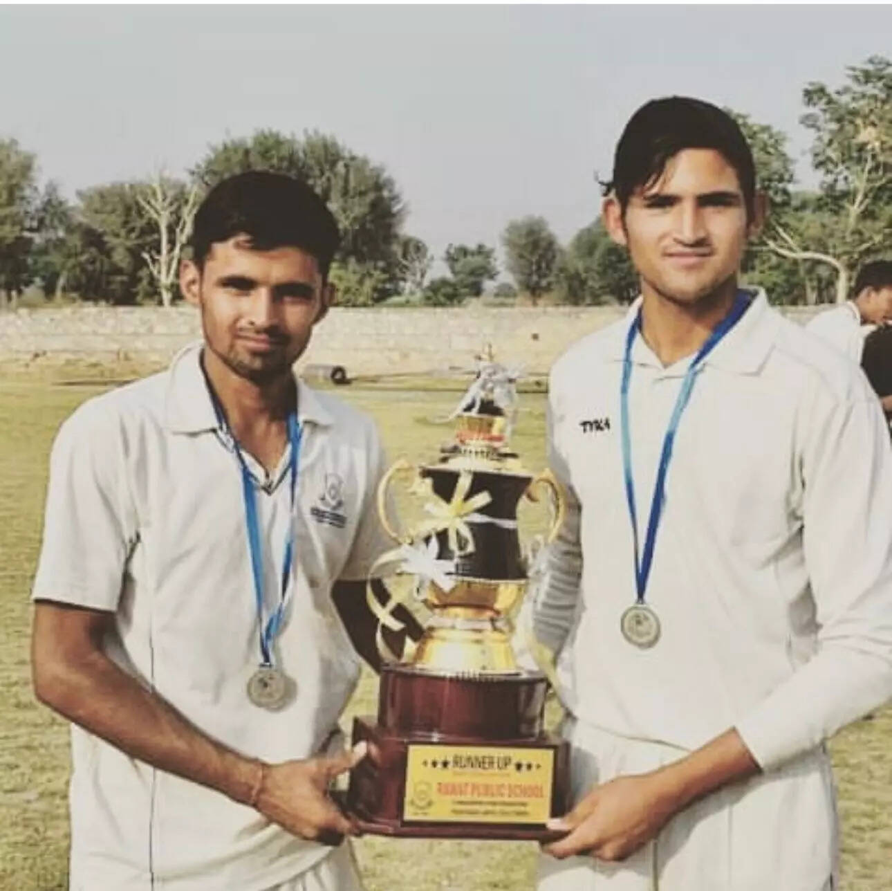 Ashok Sharma with his elder brother Akshay Sharma (Special Arrangement) Ashok and Akshay