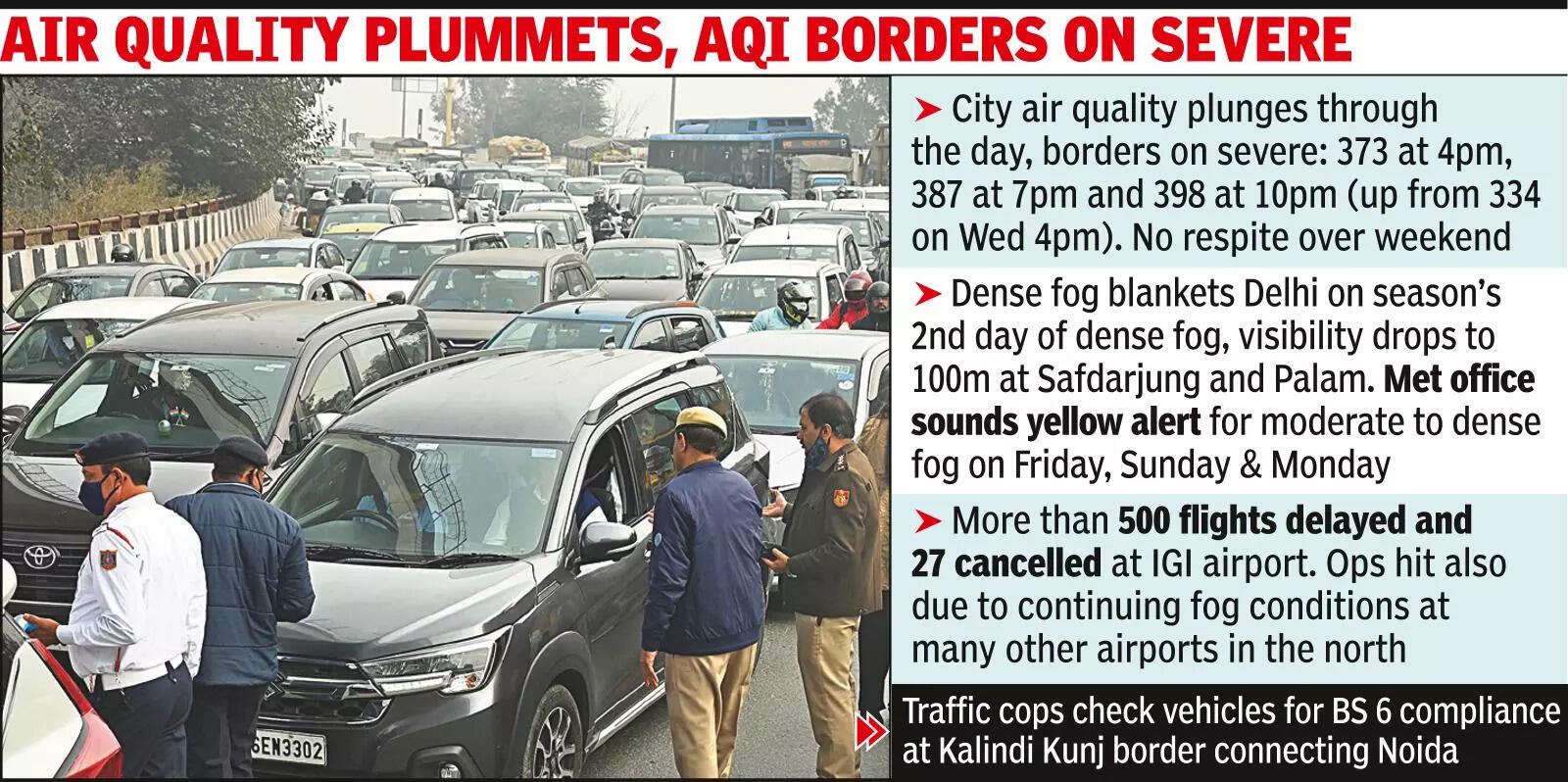 Chaos, confusion & snarls mark Day 1 of non-BS 6 ban