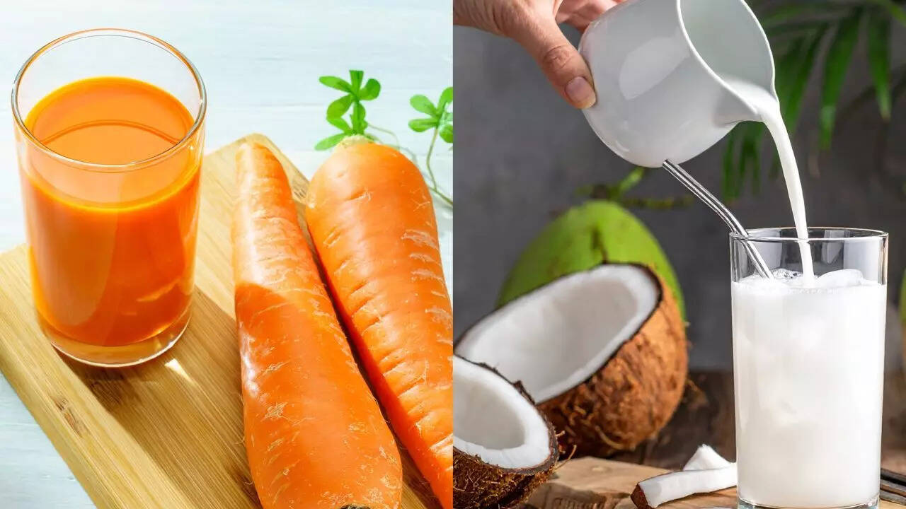 தேங்காய் பாலுடன் கேரட் சாறு செரிமானத்திற்கு நன்மை பயக்கும்