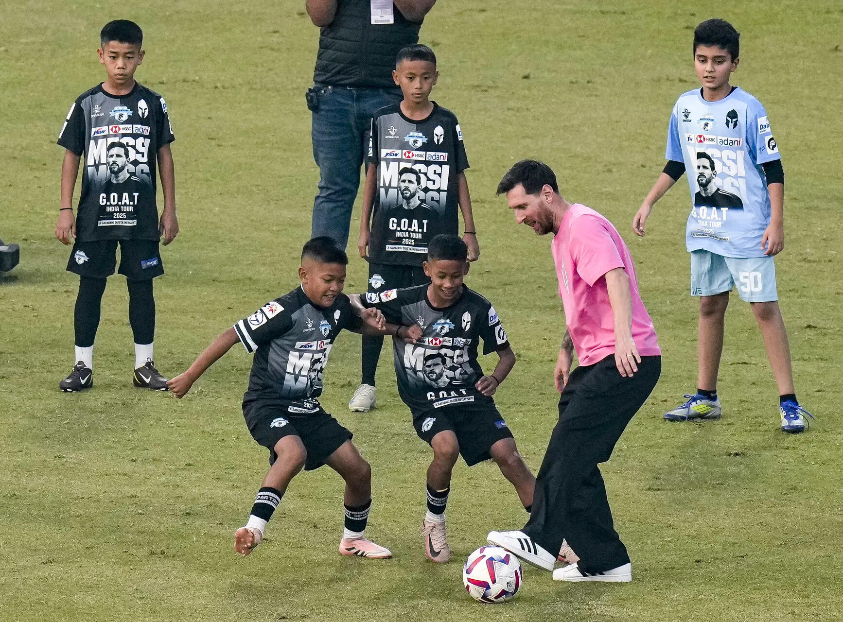 Lionel Messi in New Delhi