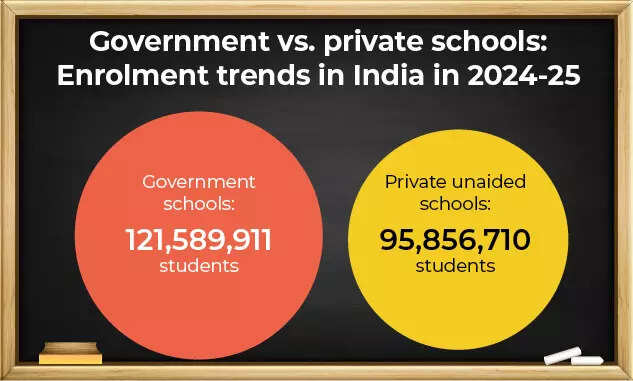 Government vs. private school enrolment