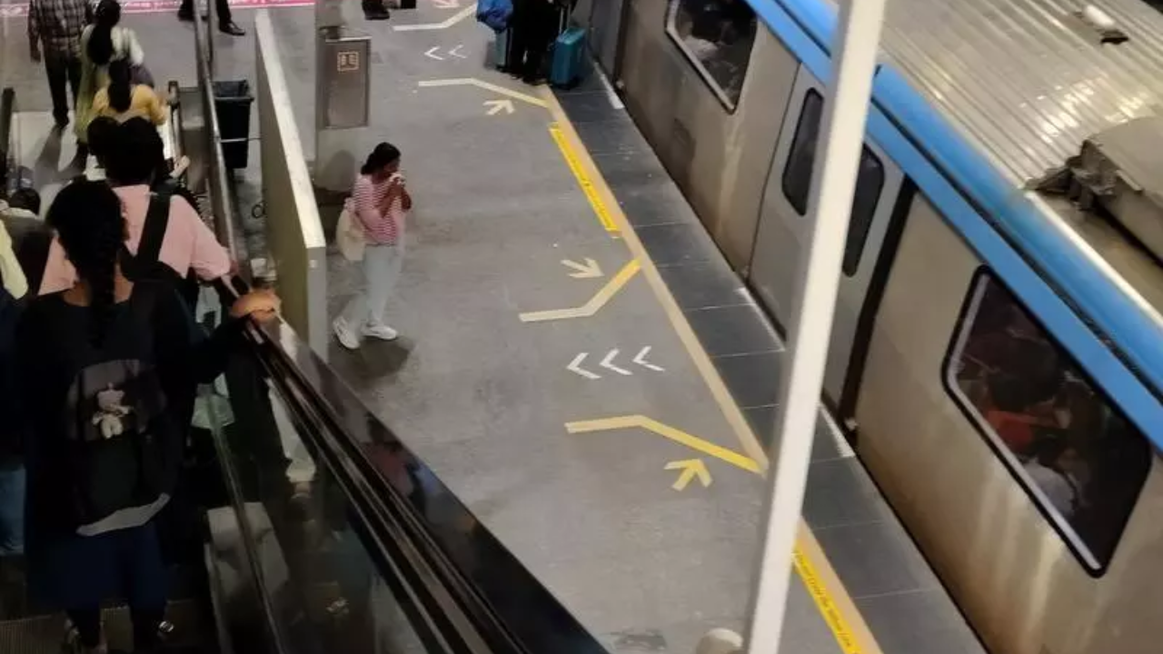 Hyderabad metro station (File photo)