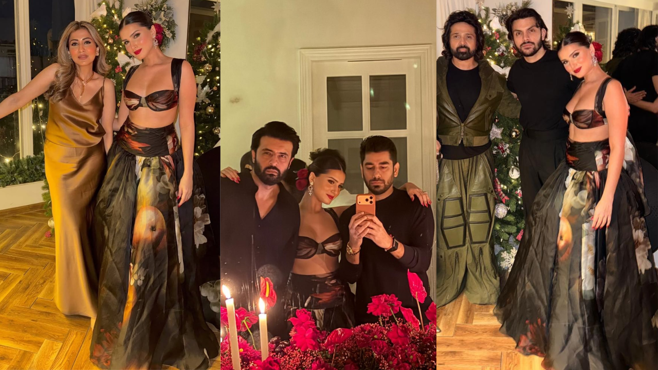 Tara Sutaria’s Christmas Party look is all about drama