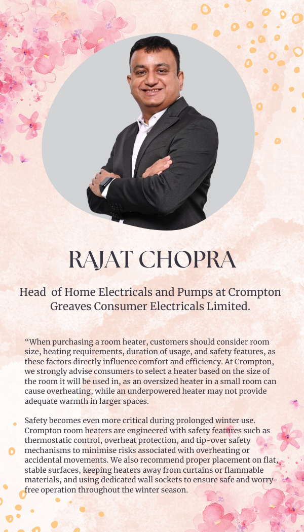 Head of Home Electricals and Pumps at Crompton Greaves Consumer Electricals Limited