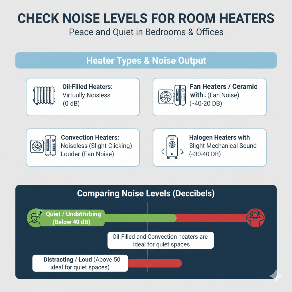 <p style="line-height:1.38">Always check for noise levels</p><p style="line-height:1.38"><br></p>