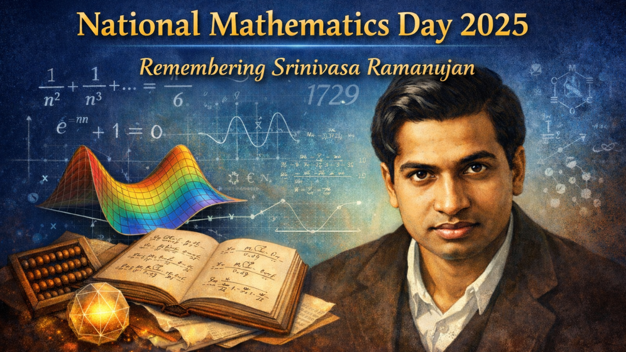 National Mathematics Day is marked on December 22, the birthday of Srinivasa Ramanujan