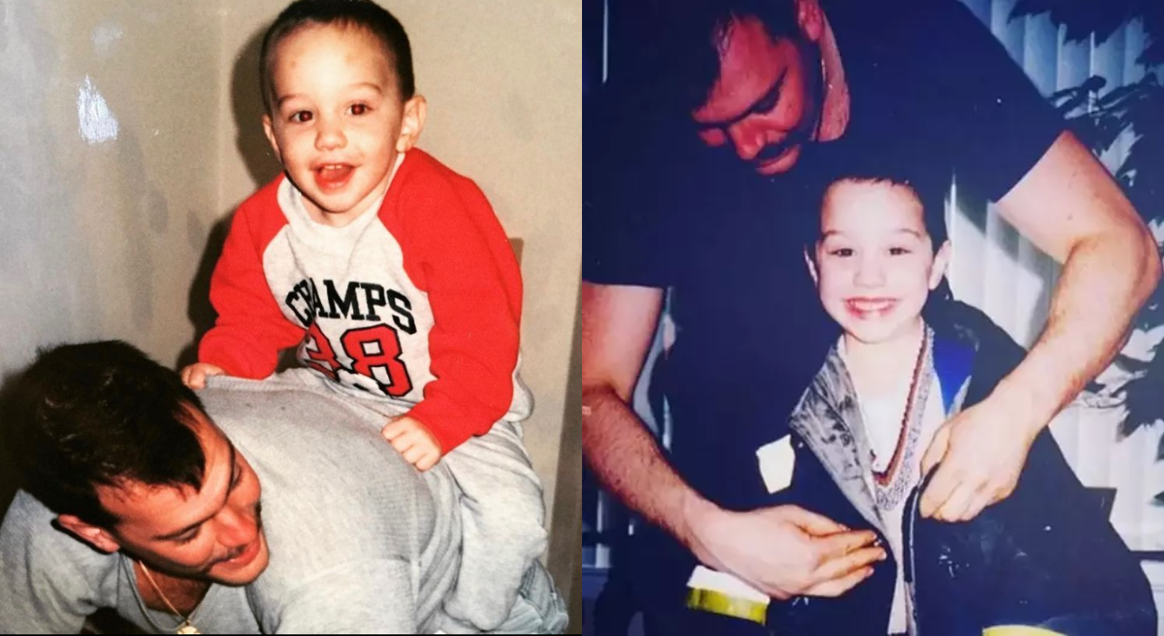 The comedian, 32, paid tribute to his late father Scott with his daughter's name (Instagram/@petedavidson) pete davidson