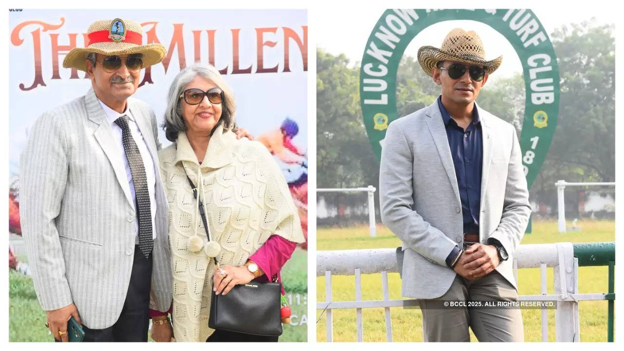 (L) Brig Vinod Raizada and Salila Raizada (R) Col Kumar Nishant