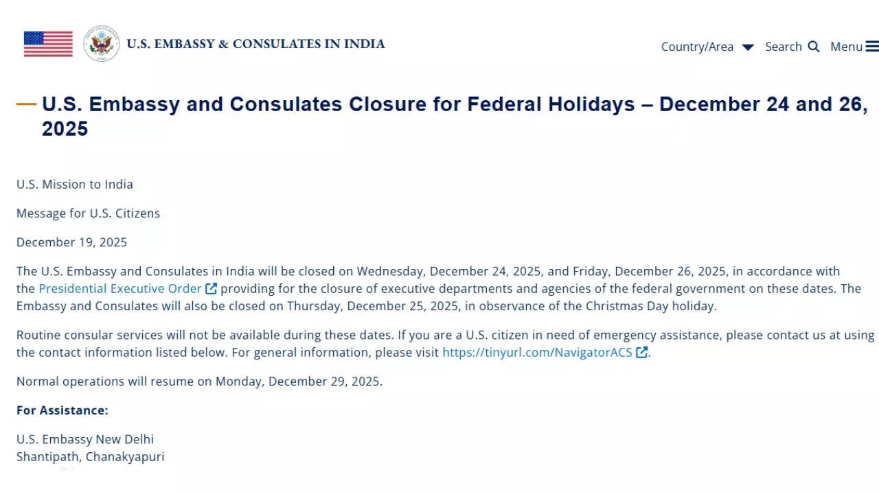 US Embassy India statement