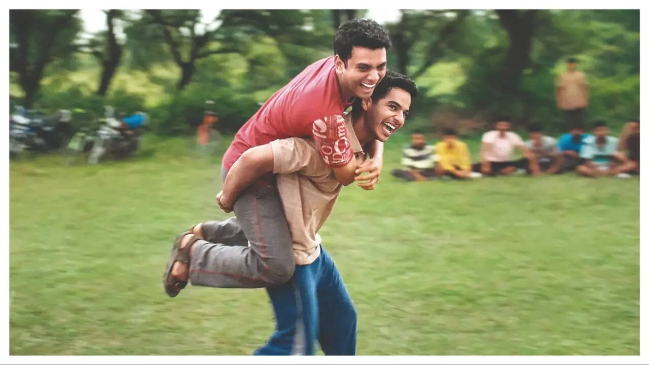 Vishal with Ishaan Khatter in a still from Homebound