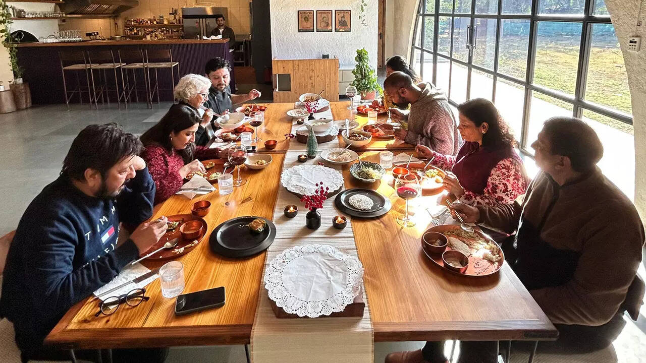 Chef Kartikeya Sinha curated the Indian Christmas Table at Indica in Ghitorni Chef Kartikeya Sinha curated the Indian Christmas Table at Indica in Ghitorni