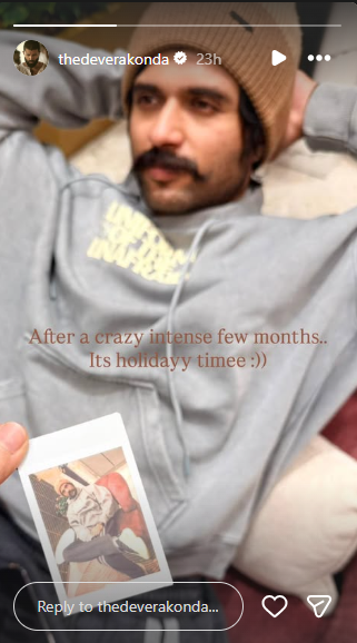 Vijay Deverakonda's IG post