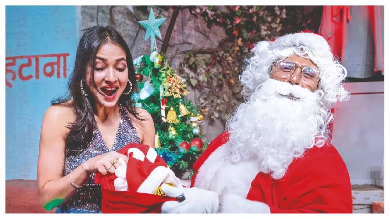 Vidisha Srivastava celebrating Christmas (BCCL/Tejas Kudtarkar)